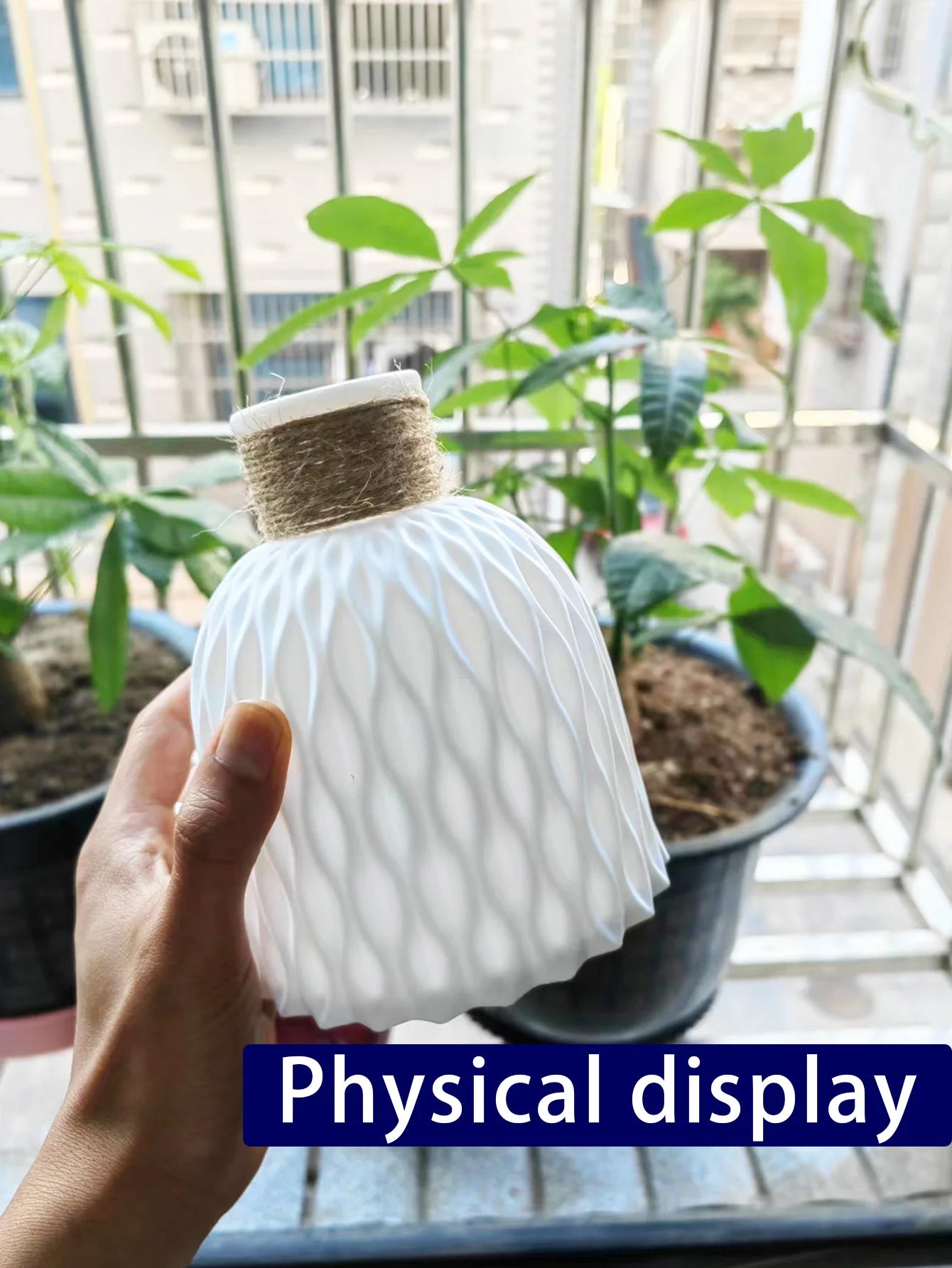 Vase décoratif de table en plastique 1/2, vase moderne de célébrité Internet, décoration de salle à manger et de salon, non hydroponique