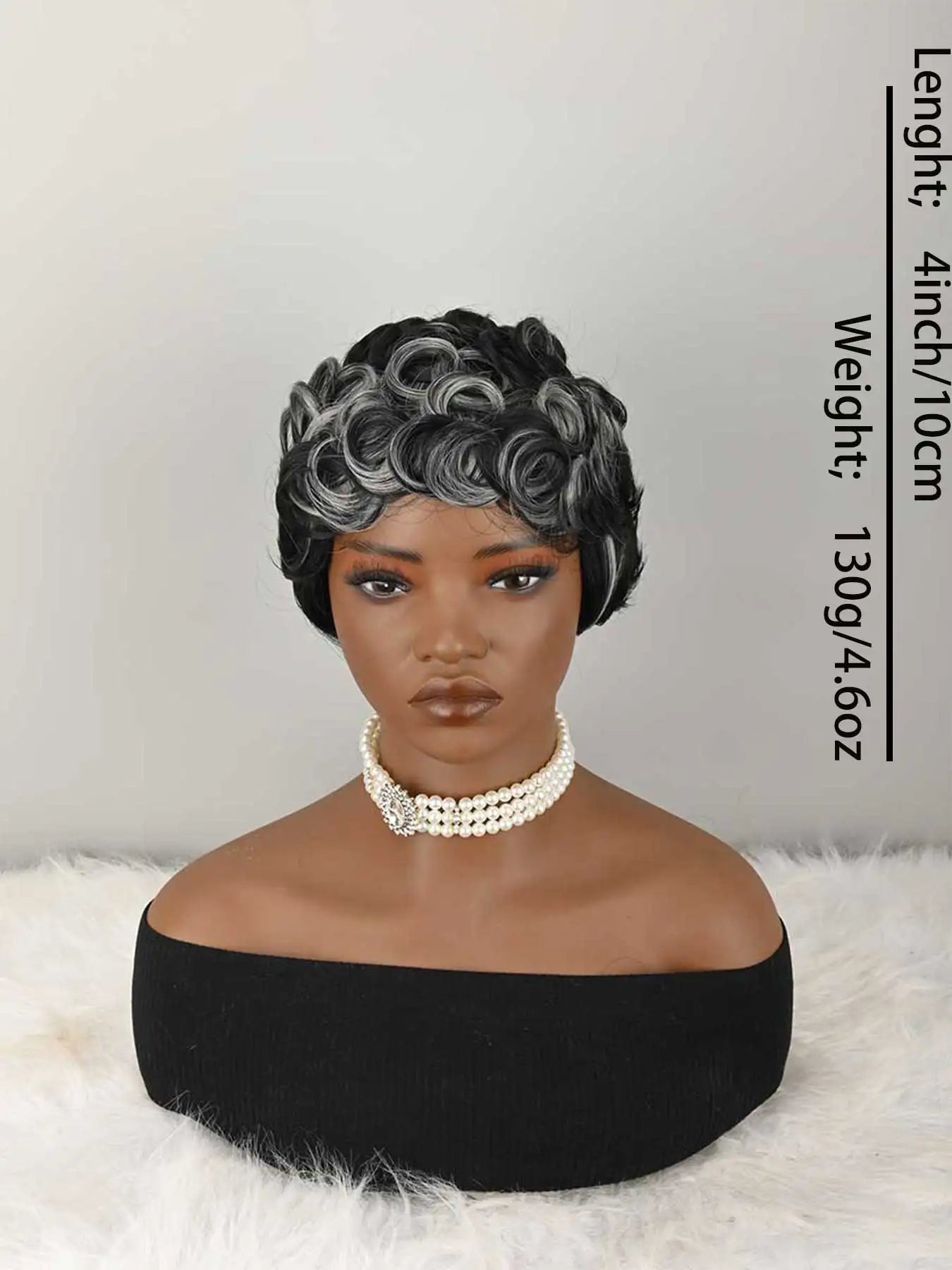 Short Pixie Wigs Short Curly Pixie Wigs Synthetic Wigs Natural Wavy Pixie Cut Wig Short Curly Layered Pixie Wig