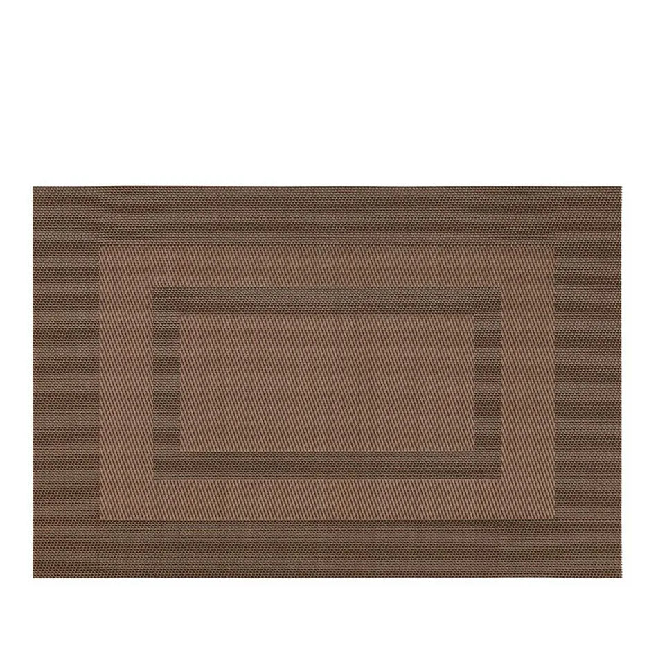 Placemats for Dining Table PVC Bamboo Pattern Table Mats Multiple Colors Non-Slip Heat Resistant Washable Easy to Clean