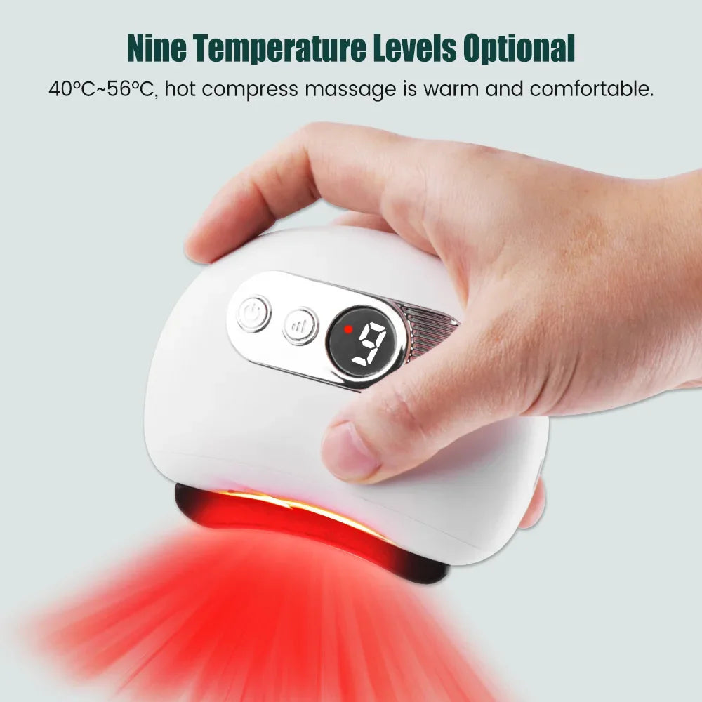 Masajeador Guasha Eléctrico Corporal Raspado Calentamiento Vibración Músculo Guasha Facial Cuello Ojos Cuchillo de Masaje Piedra Gua Sha Raspador Gouache