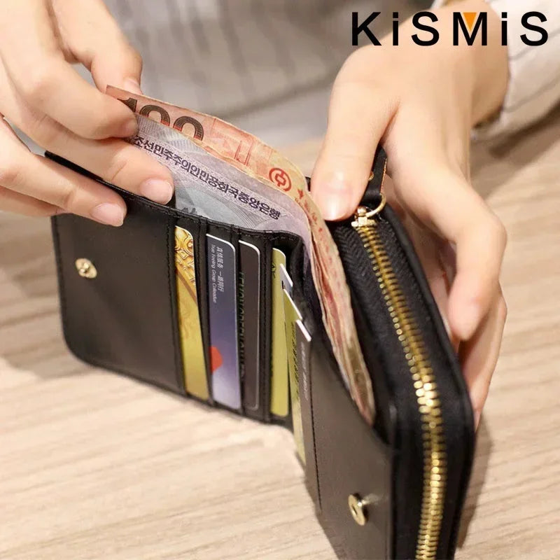 Wallets for Women Kawaii Cute Wallet Luxury Designer Lady Wallet Pink Purse Womens Wallet Small Women Leather Holder Coin Purses