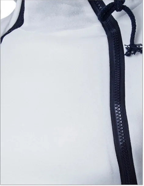 Sudadera con capucha de manga larga para hombre, sudadera con cremallera y capucha, cuello alto, top, chaqueta, abrigo, suéter negro