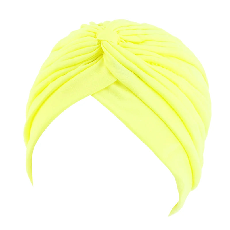 Knotted Ruffle Turban