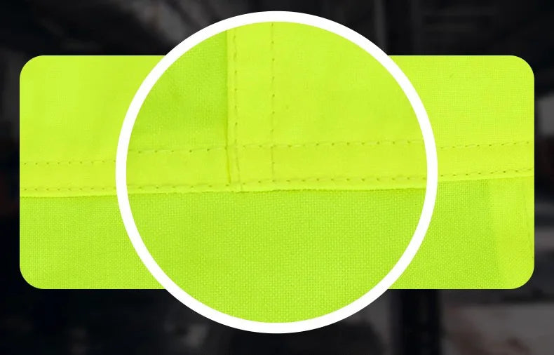 Trajes de trabajo de alta visibilidad amarillos para el invierno, conjunto de chaqueta impermeable de alta visibilidad 3 en 1 con forro y pantalones de trabajo para hombre