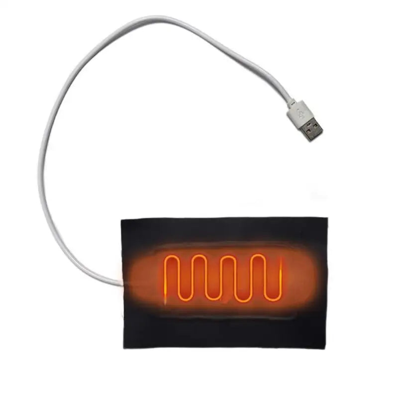 Travel Heating Pad 5V 1A Electric USB Charging Soft Heating Pad Multifunctional Heated Cushion Portable Winter Warming Supplies