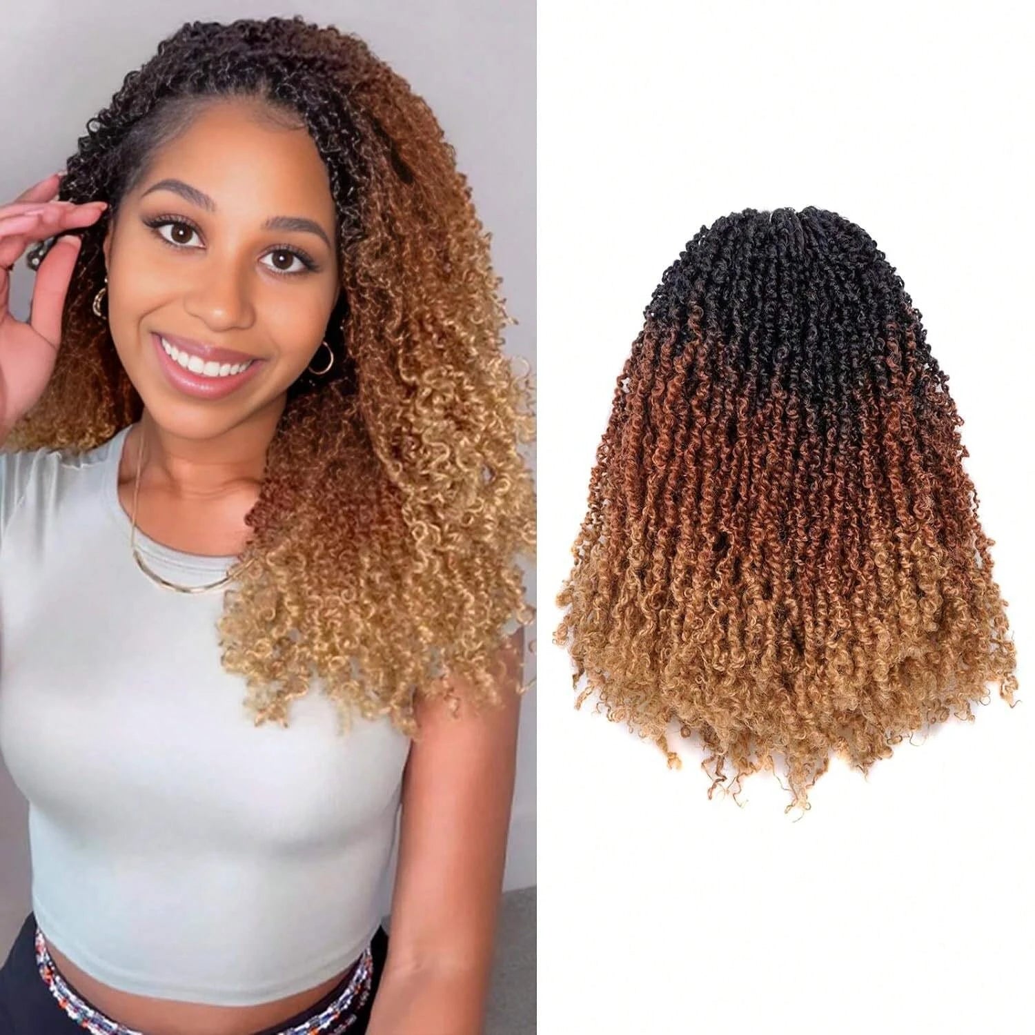 Cheveux au crochet Ombre Yanky Twists