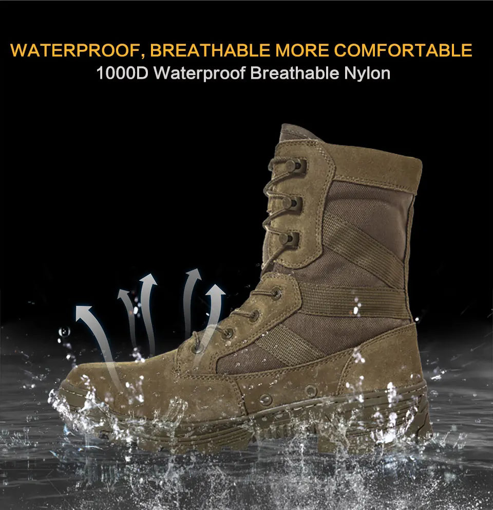 Zapatillas de Senderismo Impermeables para Hombre, Calzado de Trekking, Zapatillas de Senderismo Marrones de Alta Calidad, Botas Masculinas para Hombre