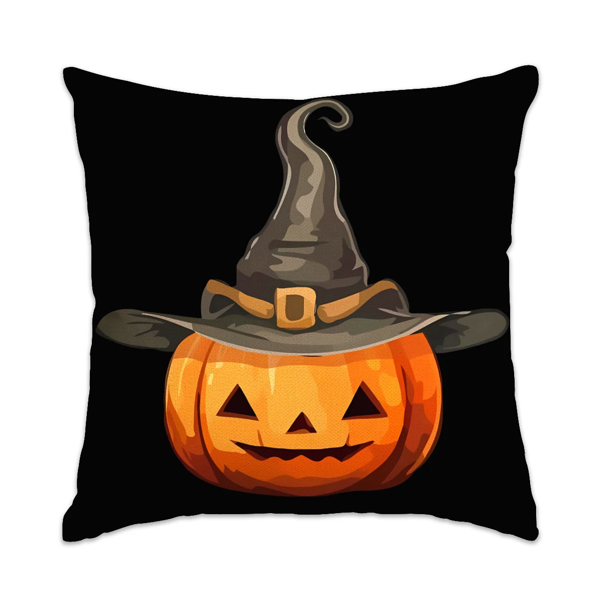 1 ud./4 Uds. Funda de almohada decorativa de Halloween, funda de cojín de truco o trato, fantasma, cabeza de calabaza, funda de cojín de sofá con decoración de murciélago