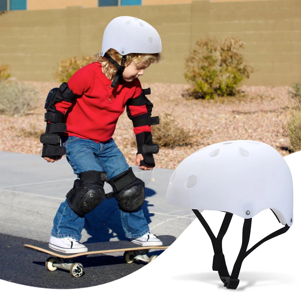 Kids Safety Helmet Knee Elbow Pad Set Toddler Helmet with Protective Gear Set for Bicycle Cycling Skateboard Scooter Skating