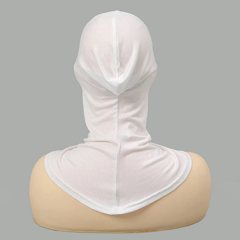 Hijabs musulmanes de gran venta, gorro interior de cobertura total para mujer, de algodón elástico, liso, underscarf, nuevo turbante de diadema interior
