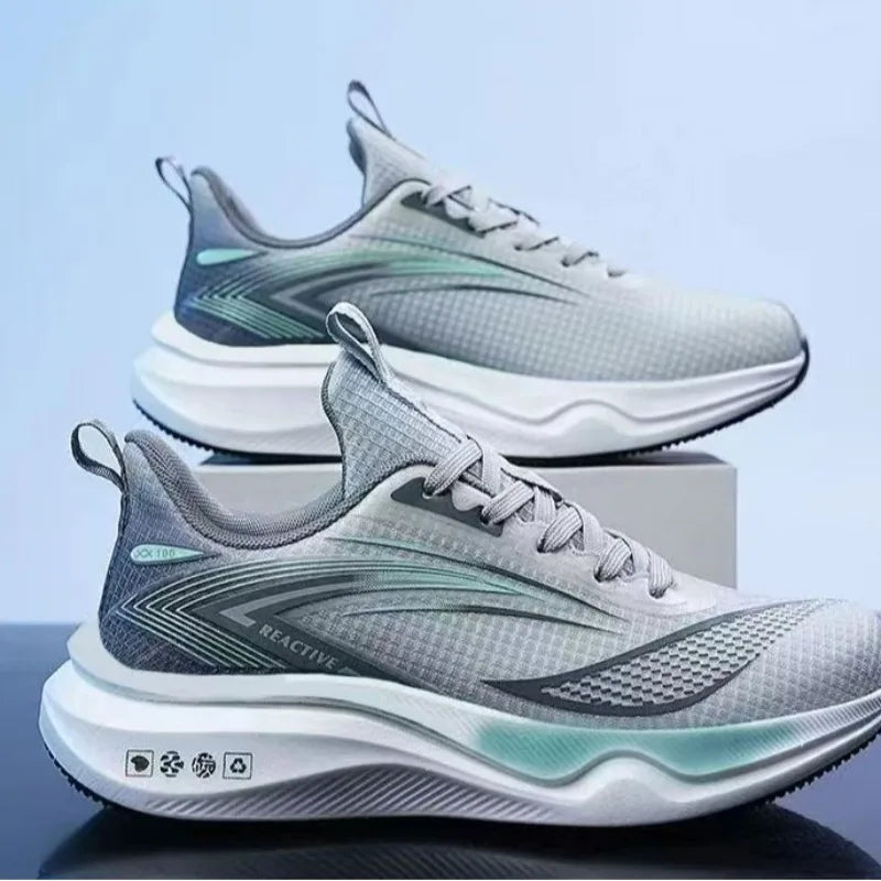 Zapatillas de running nuevas de verano, nuevo examen físico para estudiantes de secundaria, zapatillas deportivas con amortiguación de rebote para hombres, tenis masculino