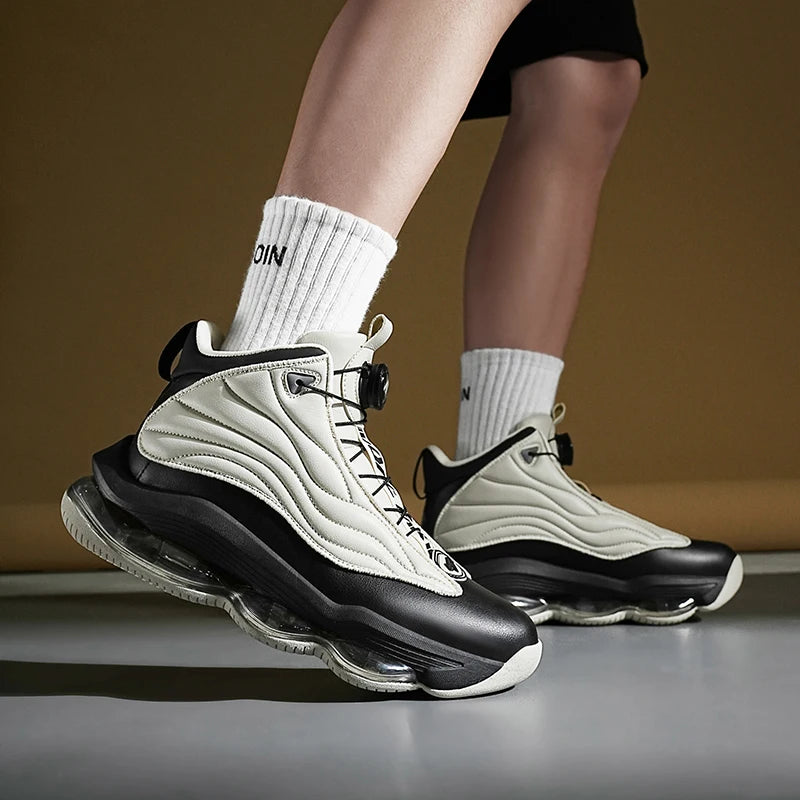 Zapatillas de Baloncesto para Hombre – Transpirables, Amortiguadas y Antideslizantes para Entrenamiento