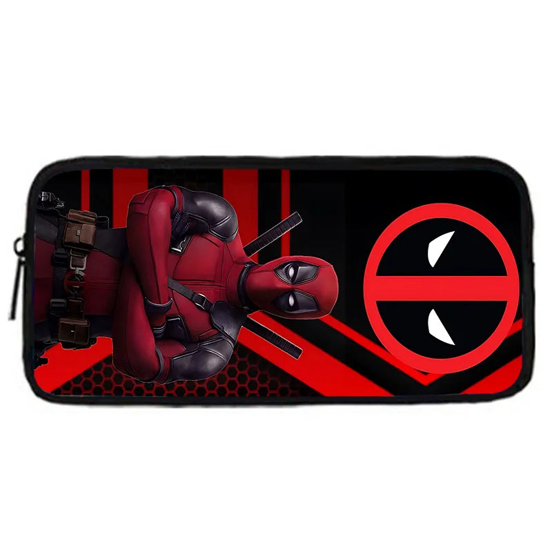 Deadpool Child School Backpack With Shoulder Bag Pencil Bags School Bags for Boys Girls Best Gift