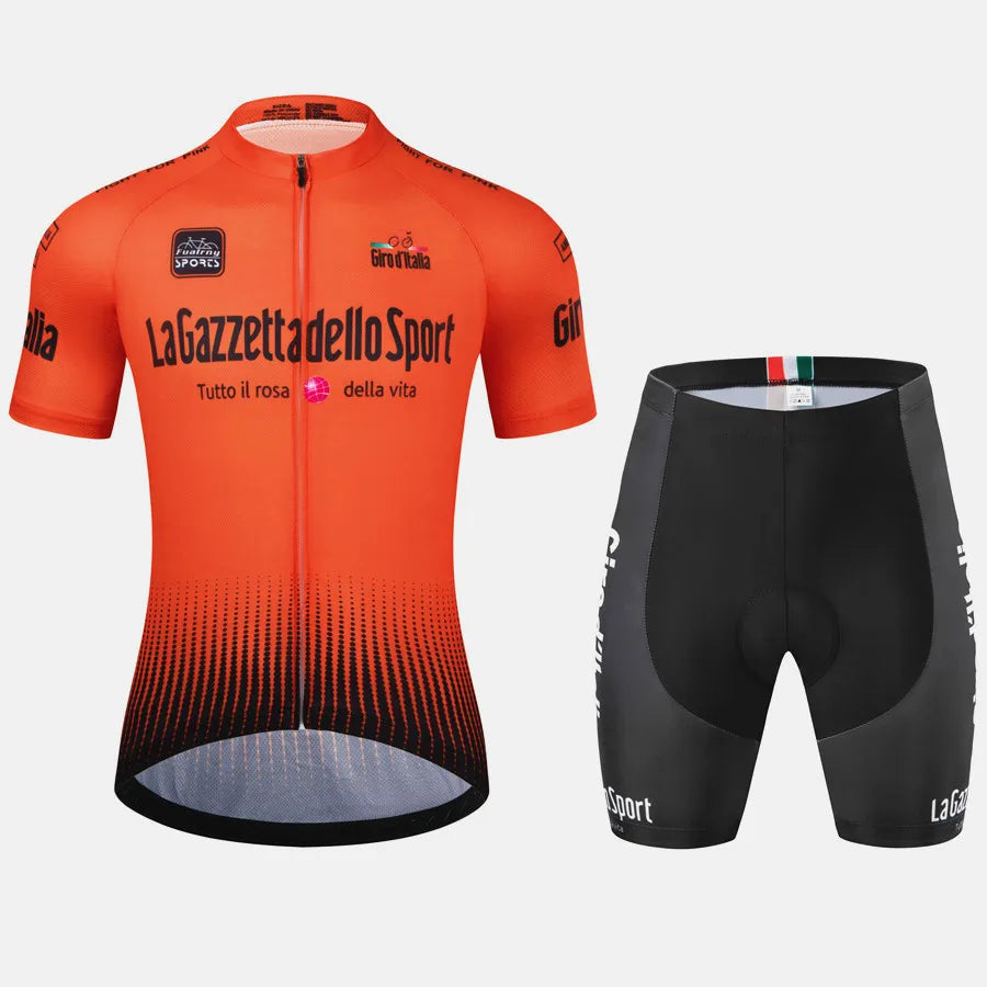 Tour Of Italy Ropa De Ciclismo Maillot Conjunto De Verano Bicicleta De Carretera De Manga Corta Ropa De Ciclismo Hombre Conjunto De Maillot Mtb Ropa Deportiva
