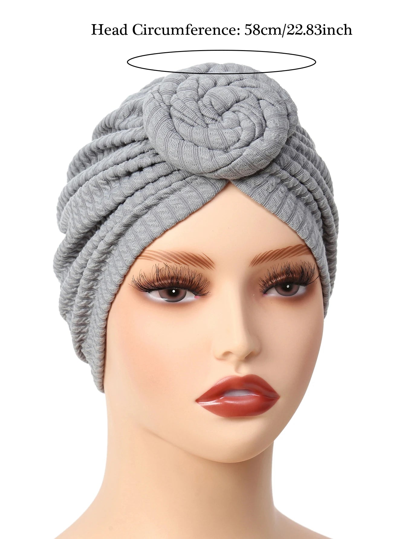 Women’s Elegant Turban Hijab Hat – Soft, Chic & Comfortable