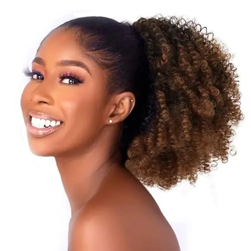 Afro Puff snøring hestehale