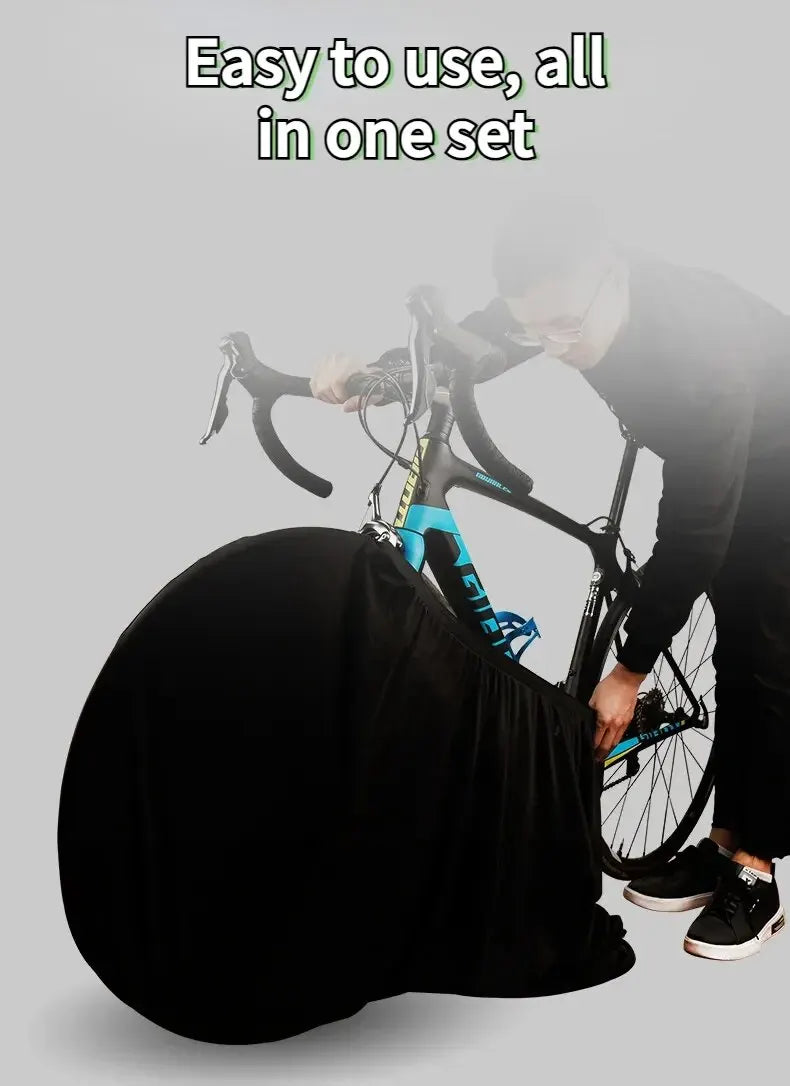Bicycle Protector Cover MTB Road Cycling Protective Gear Anti Dust Wheels Frame Cover Scratch Proof Storage Bag
