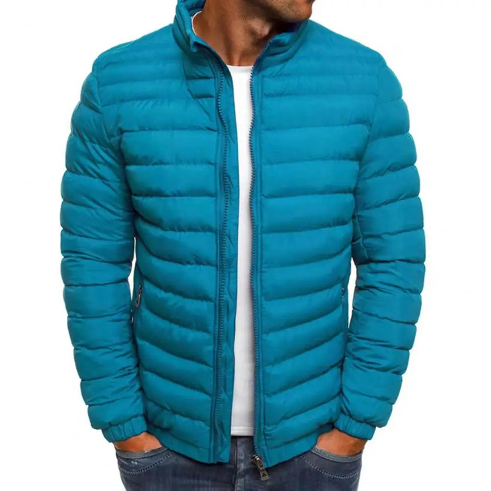 Men’s Stand Collar Puffer Jacket