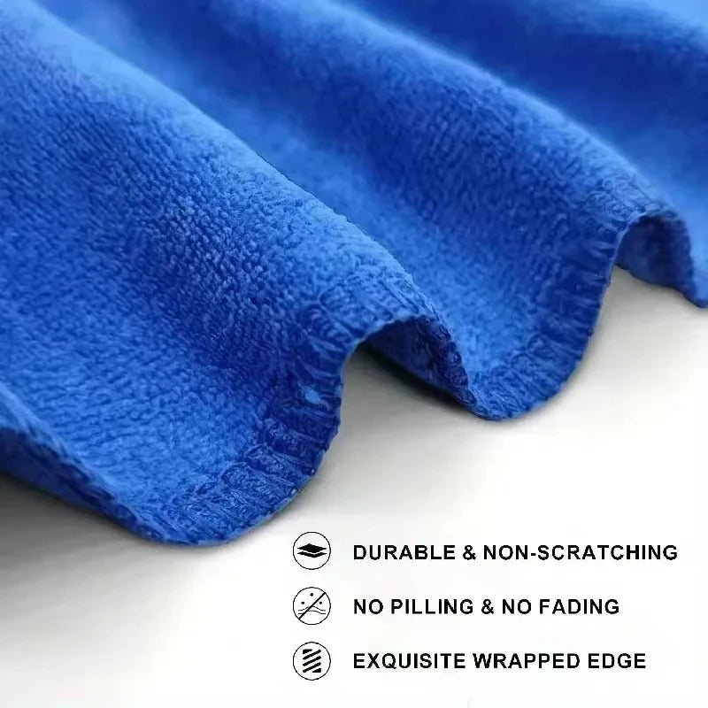 Paños de limpieza de microfibra Paños de microfibra sin pelusa Toallas de limpieza reutilizables con súper absorbencia para ventanas de automóviles