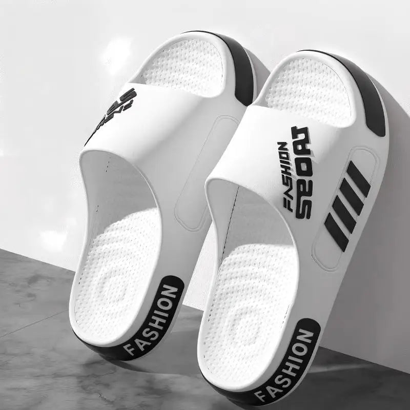 Pantuflas de EVA de diseño profesional para hombre y mujer, talla grande, zapatillas modernas para estudiantes en pareja, calzado de exterior antideslizante, sandalias de verano para mujer