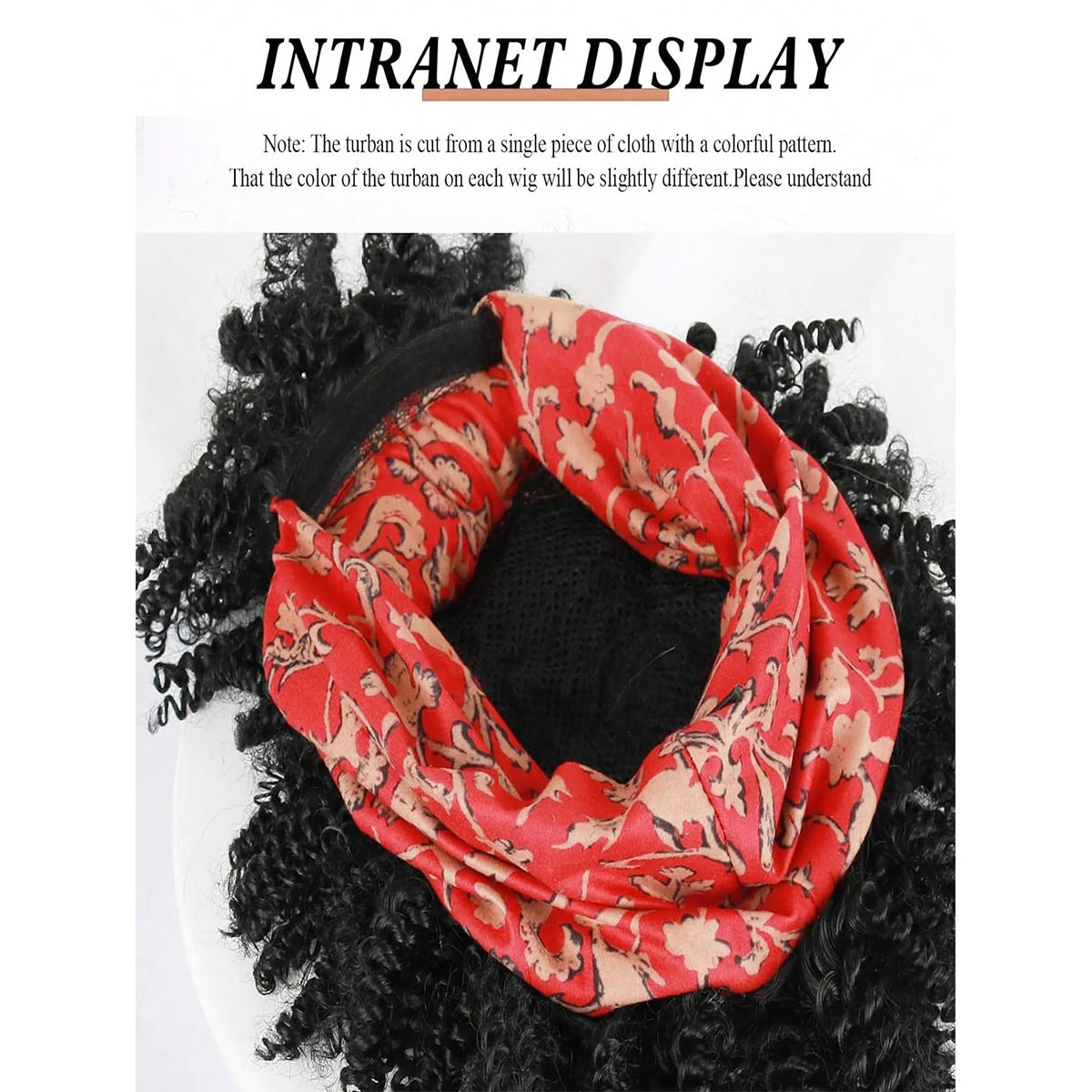 Kinky Curly Headband Wig