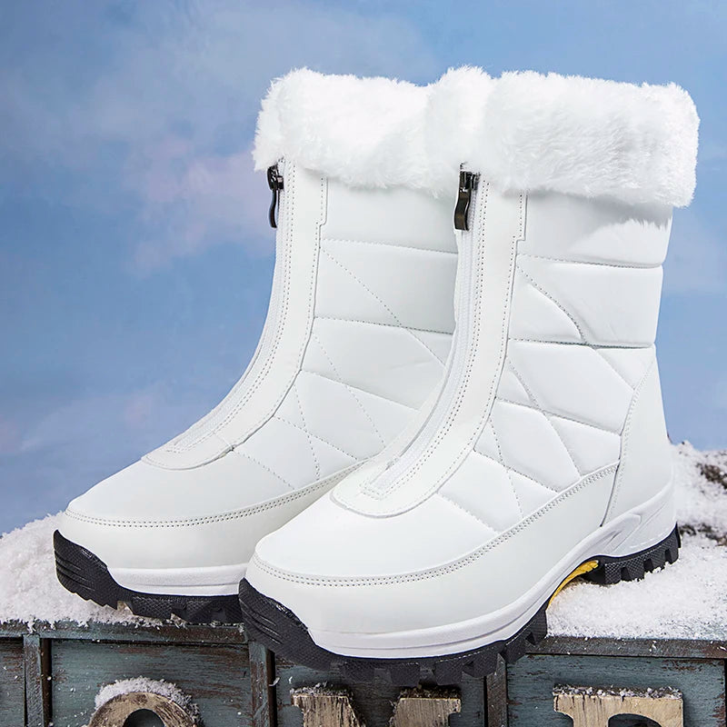 Bottes de neige d'hiver pour femmes – Chaudes, imperméables et antidérapantes