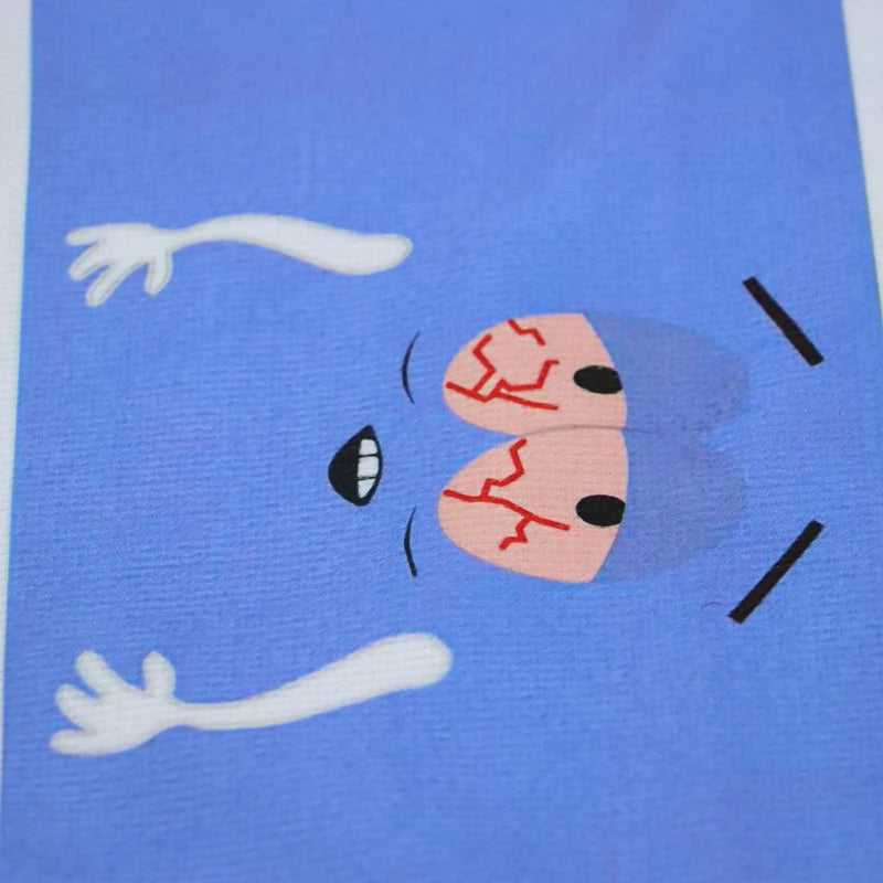 Toalla de mano de dibujos animados de Towelie de secado rápido, paño de cocina de poliéster tejido, toalla oblonga supersuave con temática de fantasía para cocina y baño