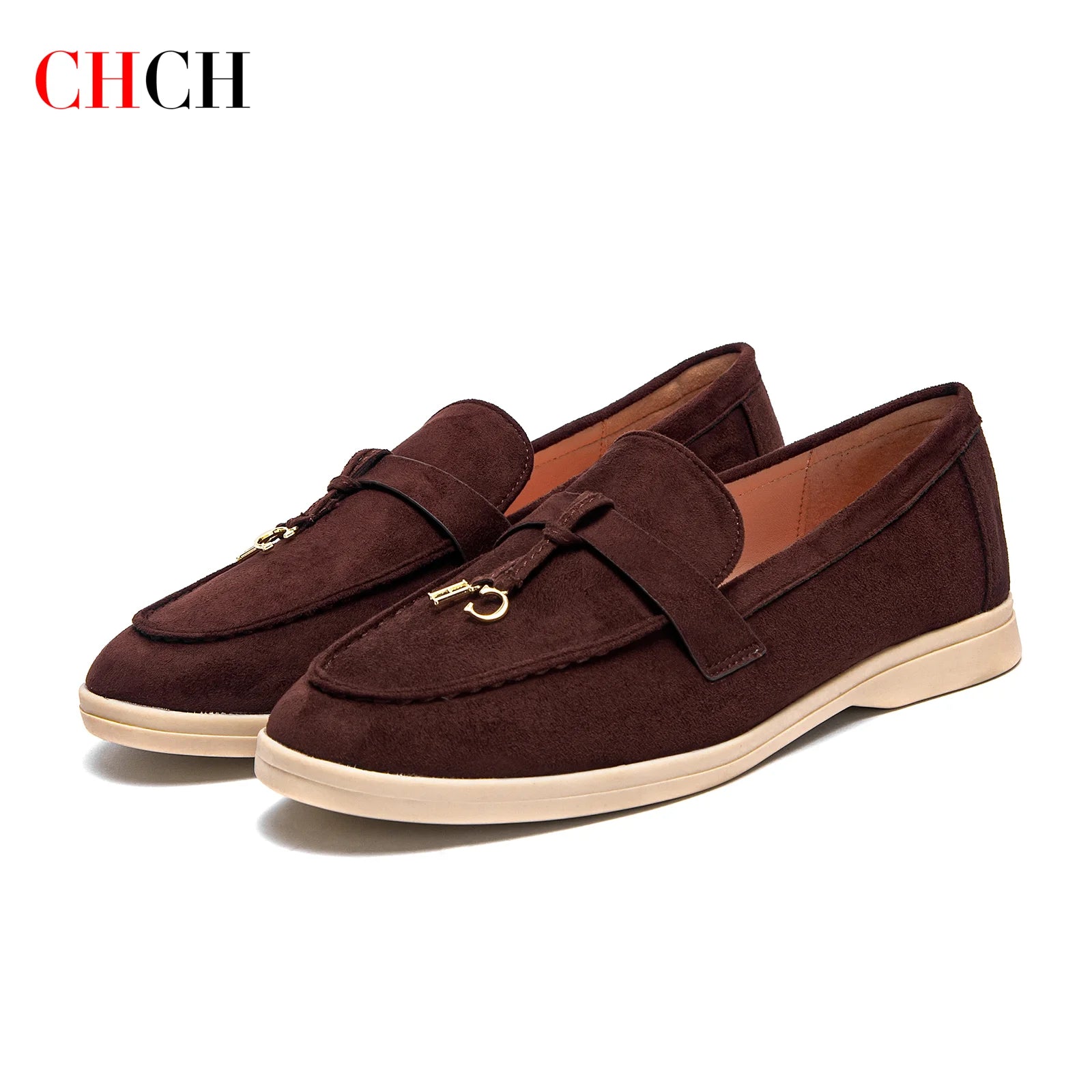 Women's Lefu Shoes New Business Comfortable and Lightweight Lefu Shoes Suitable for Work Flat Shoes