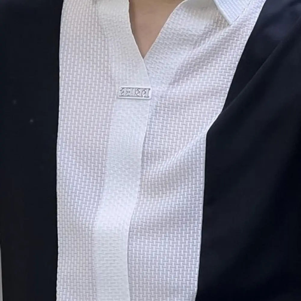 Camisa de manga corta para hombre, verano, casual, cómoda, color puro, camiseta, estilo ejecutivo, pantalones de traje, camisa casual para hombre, camiseta