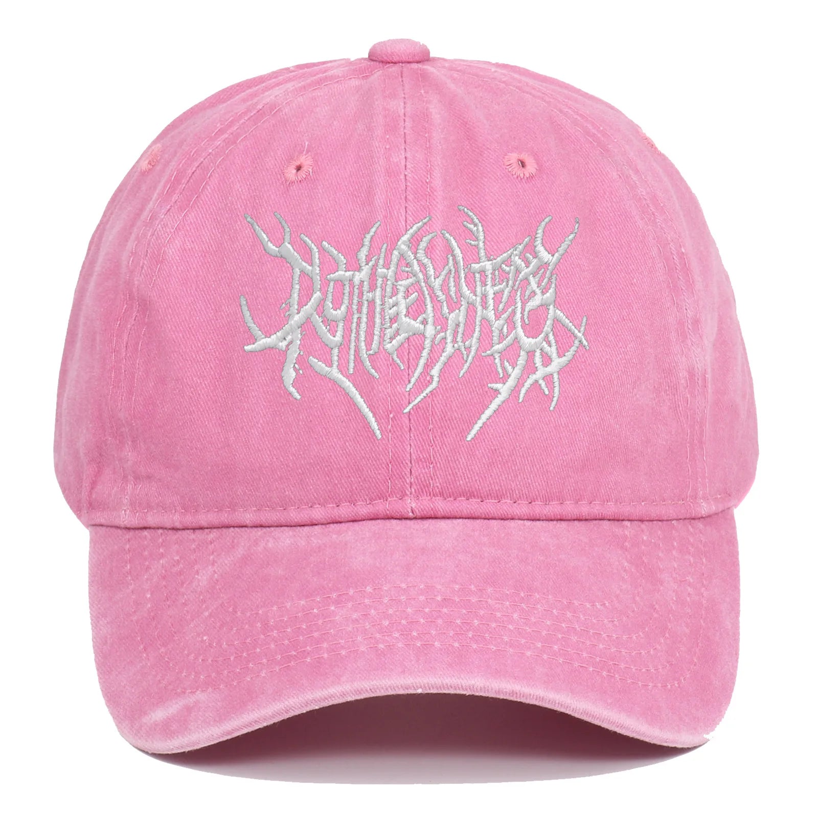 Casquette de baseball tendance brodée de style rock avec logo unique