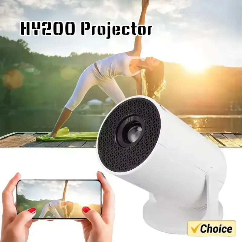 Projector 270° Adjustable LED 1080P Portable Movie Projector for Android Phone USB TV Stick Laptop