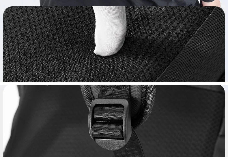 Men's Travel Camping Bag 15.6inch Laptop Computer Backpack Outdoor Waterproof Hiking School College Business Trekking Rucksack