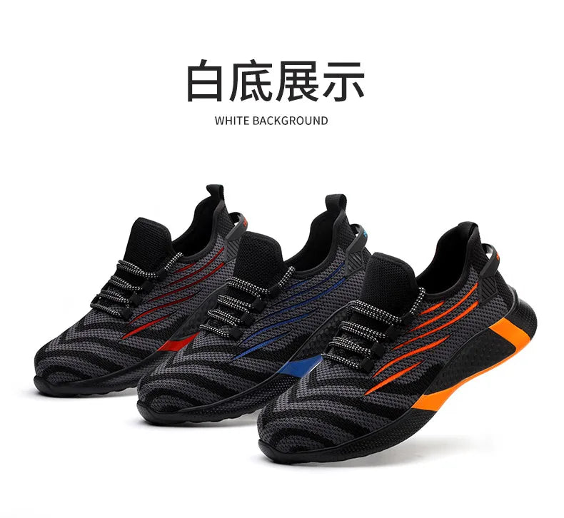 Zapatos de seguridad para hombre, calzado de trabajo antipinchazos, zapatillas de trabajo para hombre, zapatos de trabajo indestructibles, botas para hombre, calzado ligero para hombre, botas de seguridad