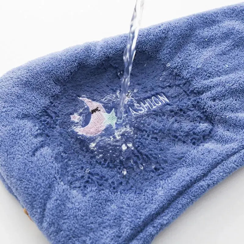 1 bonnet de bain super absorbant et doux pour sécher rapidement les cheveux. Serviette de bain pour femmes et filles.
