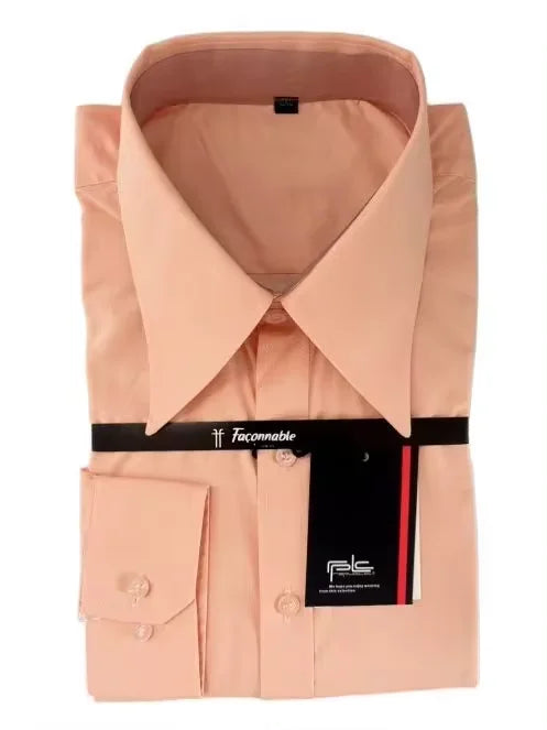 Camisa de hombre diseño retro marca de moda camisa de punta larga - camisa personalizada auténtica de apariencia retro para hombre