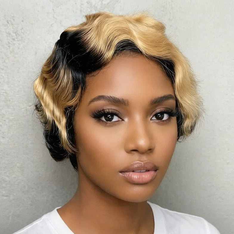 1B/27 Finger Wave Wig