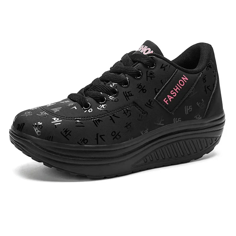 Zapatillas casual de plataforma para mujer