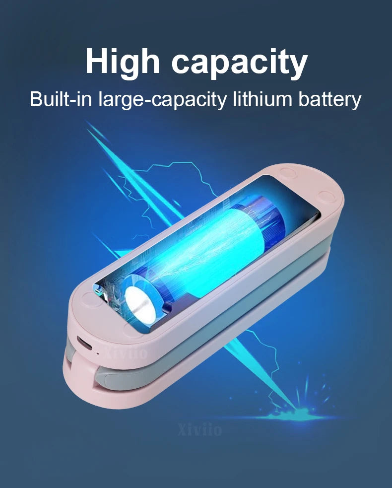 LED Desk Lamp for Office Home & Battery Operated Lamp Rechargeable Lamp Foldable,Portable, Small Desk Lamp Wireless Reading Lamp