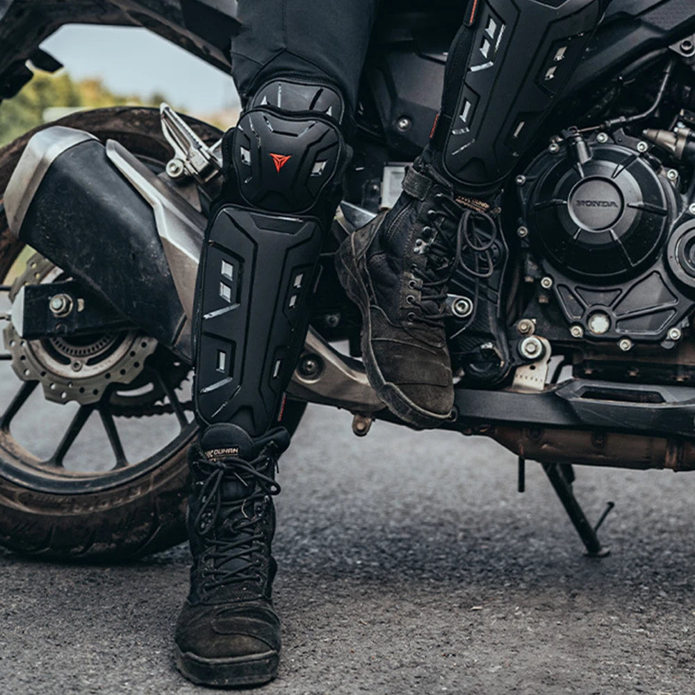 Équipement de sport de plein air, protections pour l'équitation, genouillères et coudes, lot de 4 pièces, protections pour moto, motocross, patinage