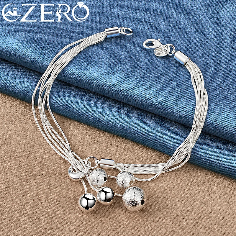 Conjunto de joyas de plata de ley 925 de diseñador fino al por mayor, borlas, cuentas, pulseras, collares, pendientes, regalo de boda y fiesta de moda