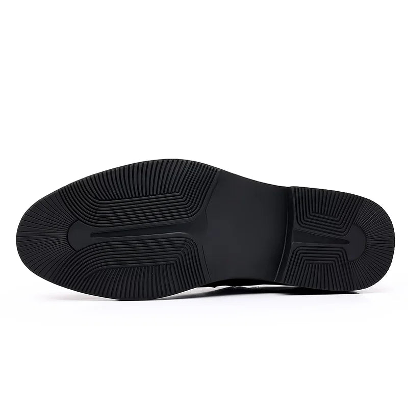 Zapatos formales italianos para hombre, zapatos de vestir de negocios de cuero para boda, zapatos Oxford para hombre, zapatos de oficina Scarpe Uomo Eleganti