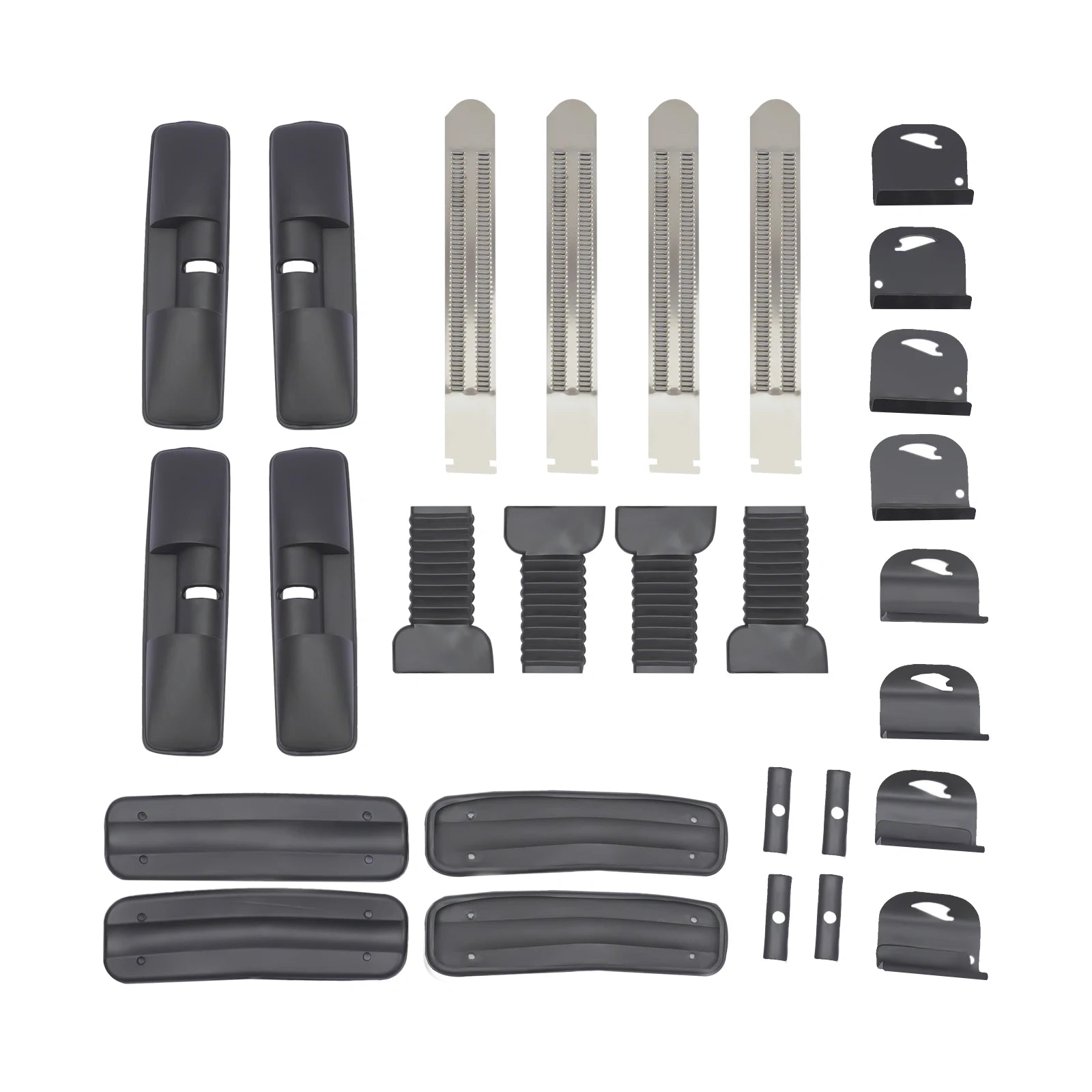 Baca de Techo Universal para Coche con Cerradura 100cm, Portaequipajes de Aluminio, Uso Universal para Coches de 4 o 5 Puertas