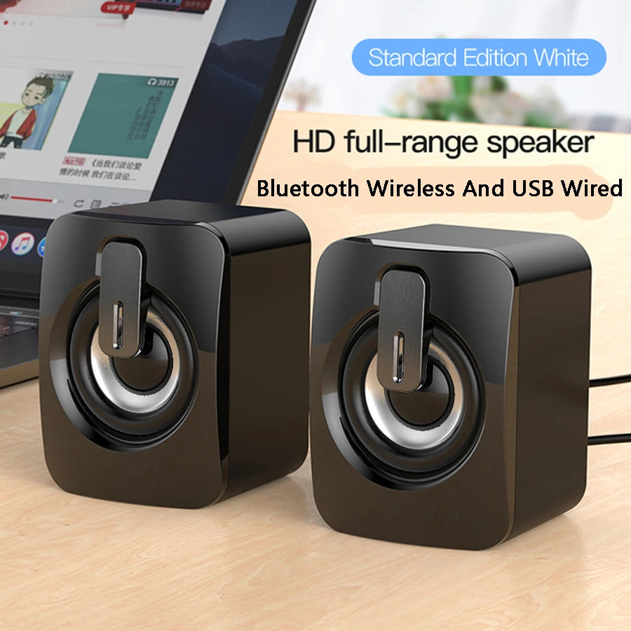 Altavoz de computadora para PC portátil de escritorio Caixa De Som Caja de sonido Sistema de audio de música Bocina Columna Acústica Columna Unidad amplificada