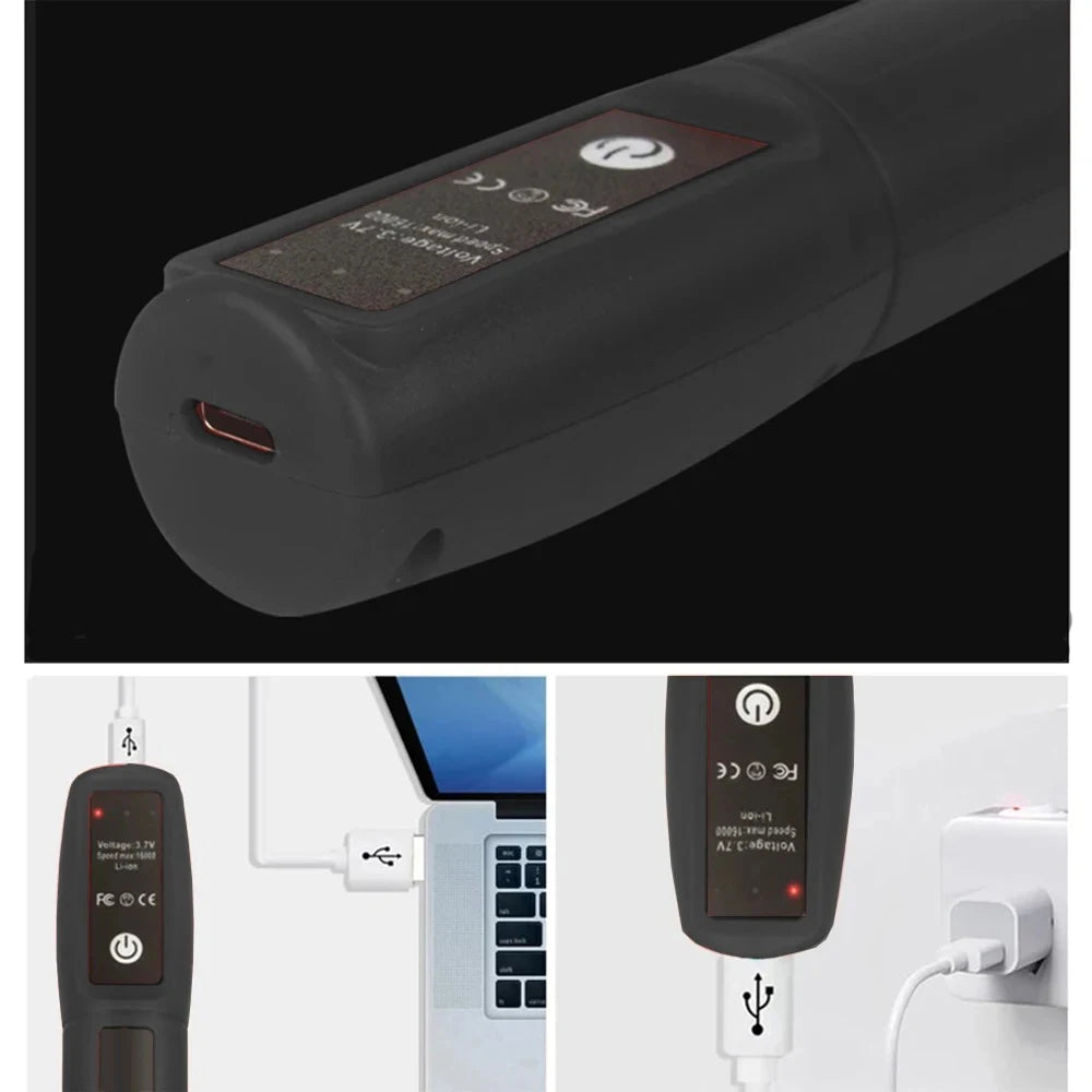 Mini taladro eléctrico USB inalámbrico, mini taladro de mano, herramienta rotativa para carpintería, pluma de grabado, herramientas Dremel para joyería, metal, vidrio