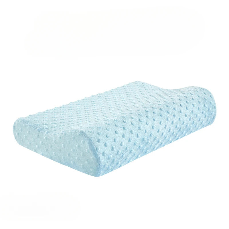 Almohada larga de espuma viscoelástica, almohada protectora cervical de rebote lento, almohada de maternidad con forma para dormir, almohadas ortopédicas