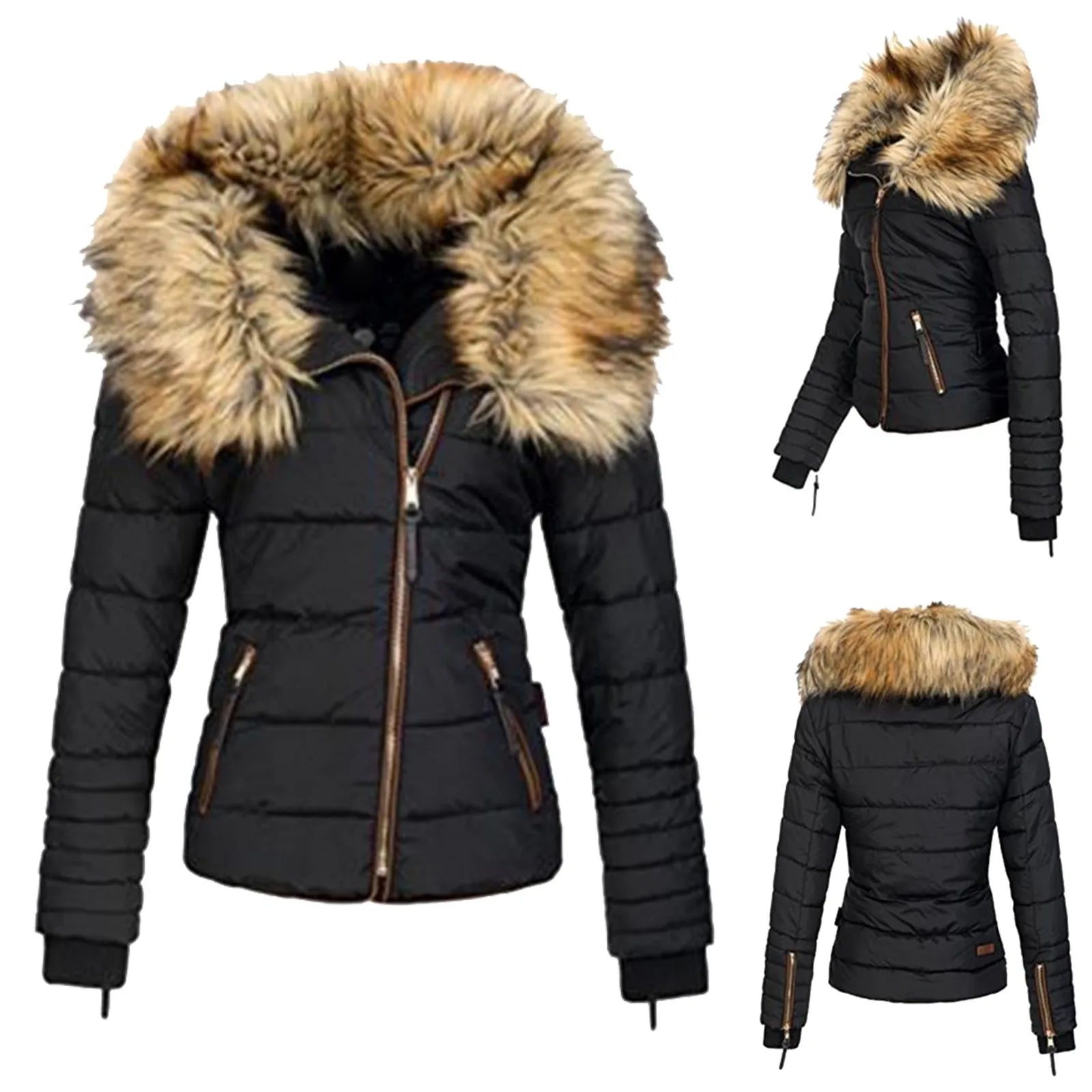 Plus Size Padded Winter Coat