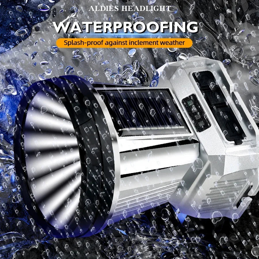 Lampe frontale LED rechargeable haute puissance ultra-lumineuse, lampe torche d'extérieur à charge d'urgence haute luminosité, lampe de pêche