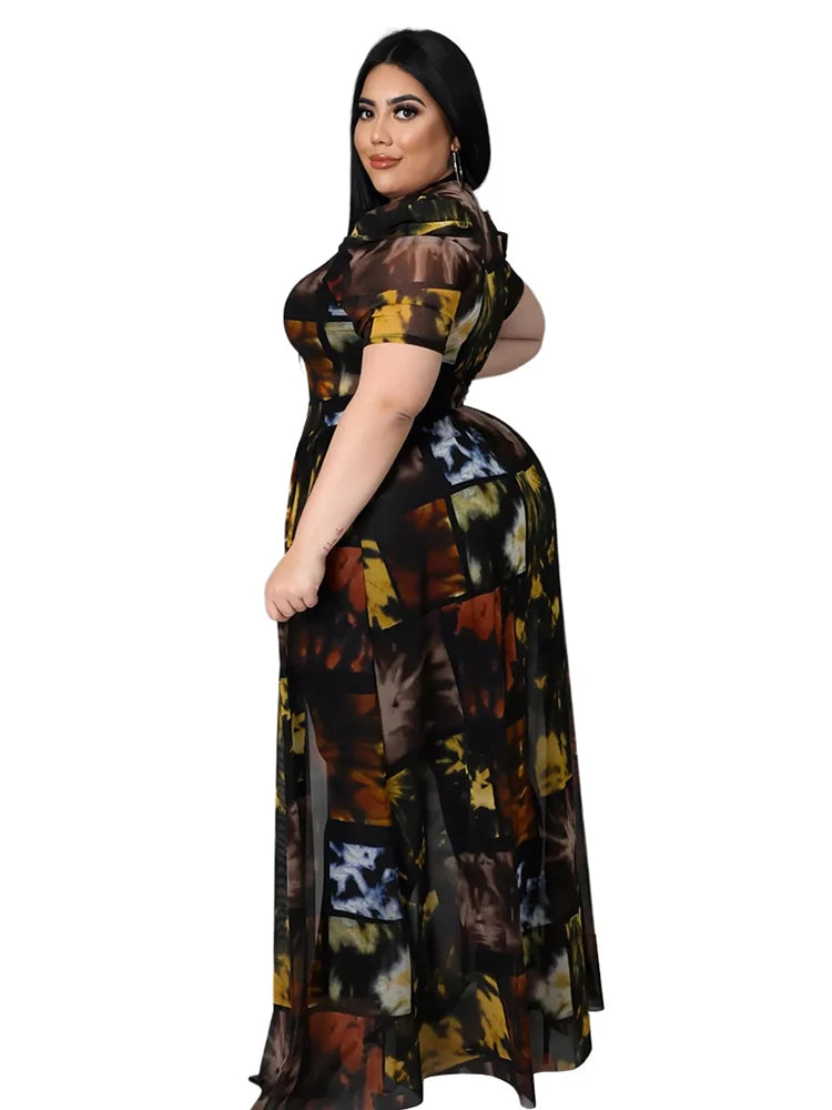 Blusas de mujer a la moda de verano elegante blusa de gasa talla grande tops 4xl 5xl venta al por mayor dropshipping