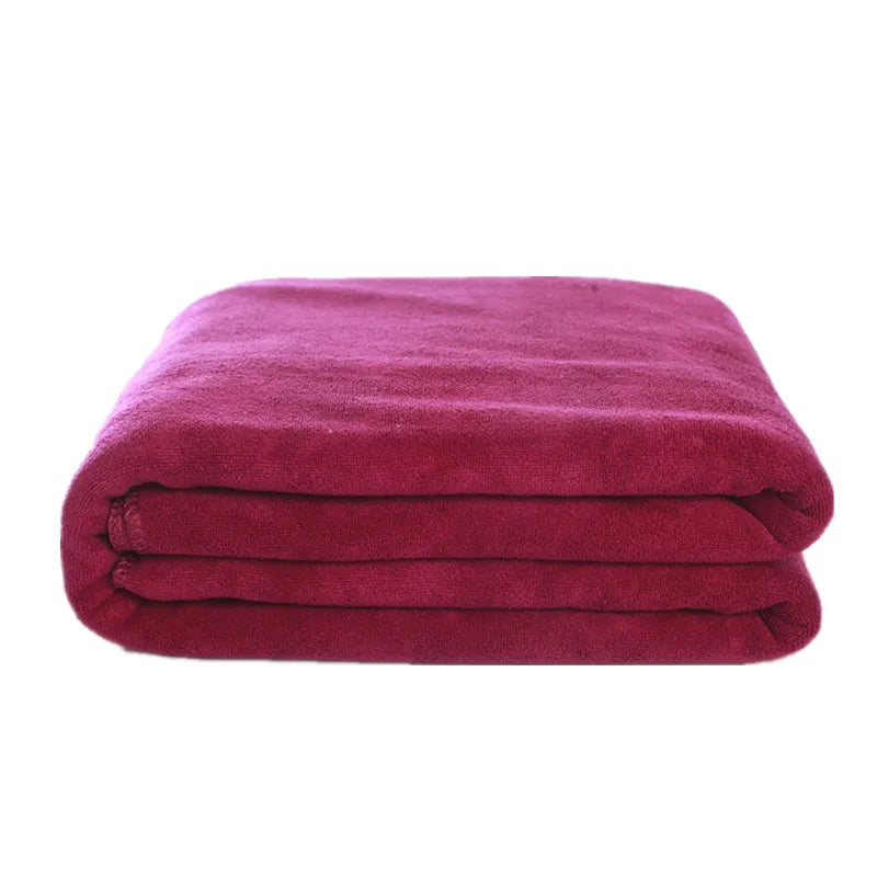 Serviette de bain salon de beauté bain de pieds grande serviette adulte plus épaisse que la microfibre douce et absorbante massage feuille spéciale