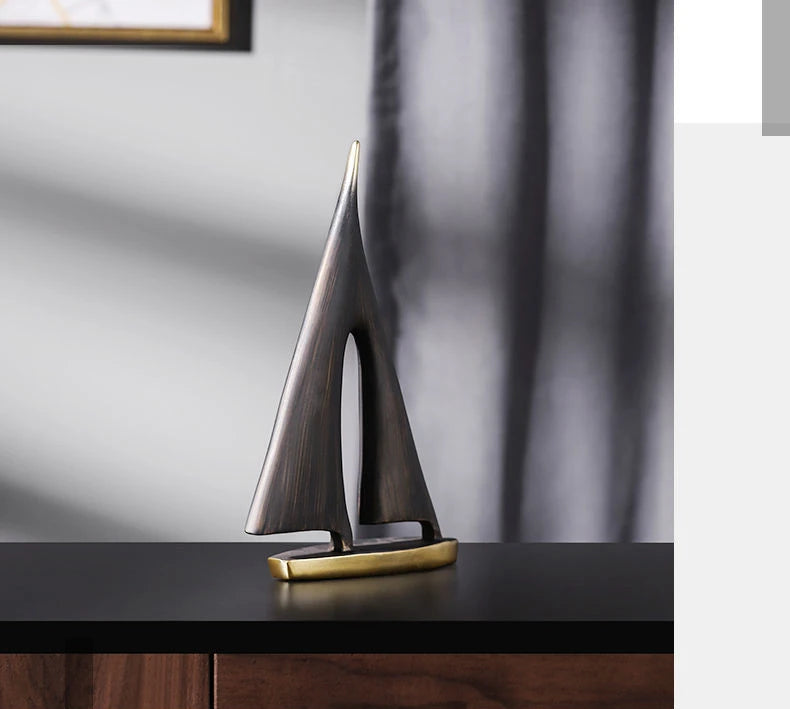 Voilier à voile lisse, décoration de maison, décoration de salon, chambre à coucher, décoration de bureau, cadeau artisanal en résine